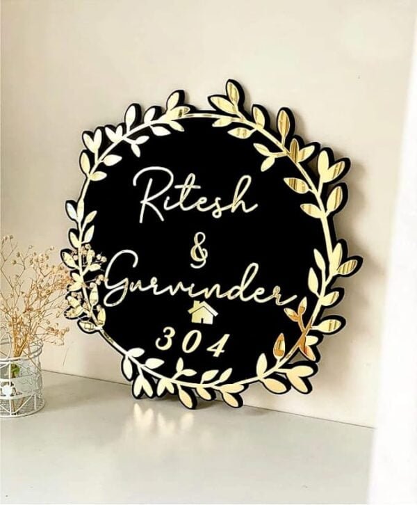 circle name plate
