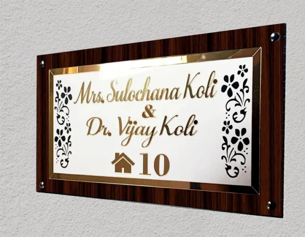 acrylic name plate