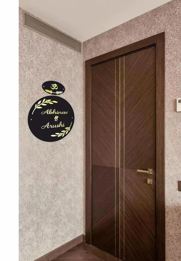 Name plate for home
