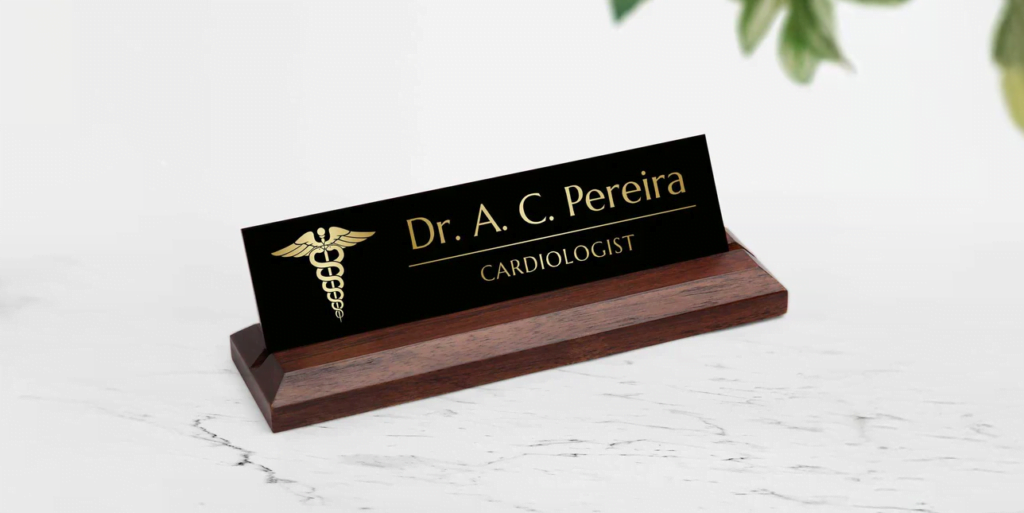 Unique Desk Name Plate