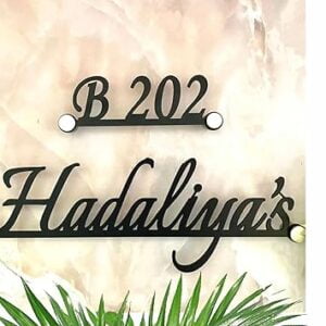 marble name plate for home