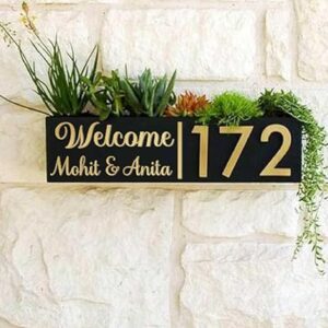 planter name plate