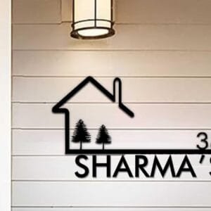 House Number Sign by Home Indeed