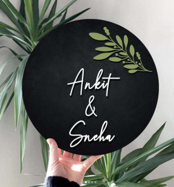Door Wall Hanging Name Plate