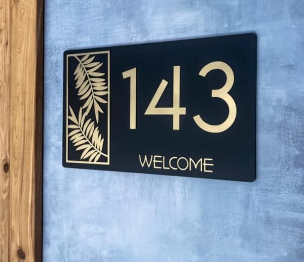 Address Name Plate by Home Indeed